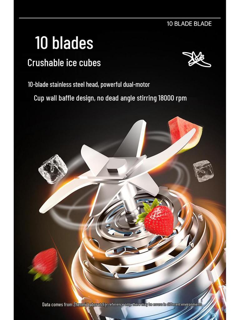 Portable Digital Fruit Juicer Cup - Multifunctional, Small, and Electric