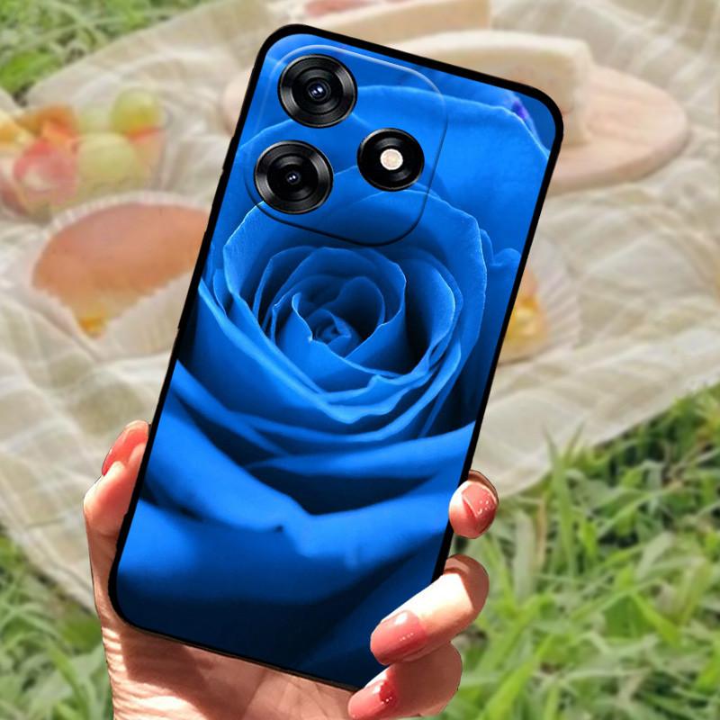 For Tecno Spark 10C Case Spark10 4G Soft Silicone Back Case for Tecno Spark 10 10 C Spark10C Phone Cover Black Bumper TPU Funda