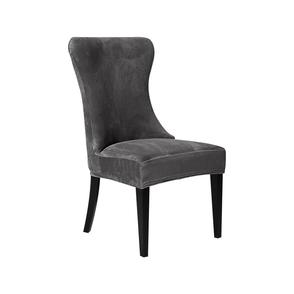 Super Soft Velvet Four Seasons Solid Color Elastic Chair Cover Home Hotel European And American Restaurant Side Chair Cover