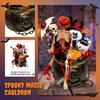 Halloween Pumpkin Decorative Figurine for Holiday Decor