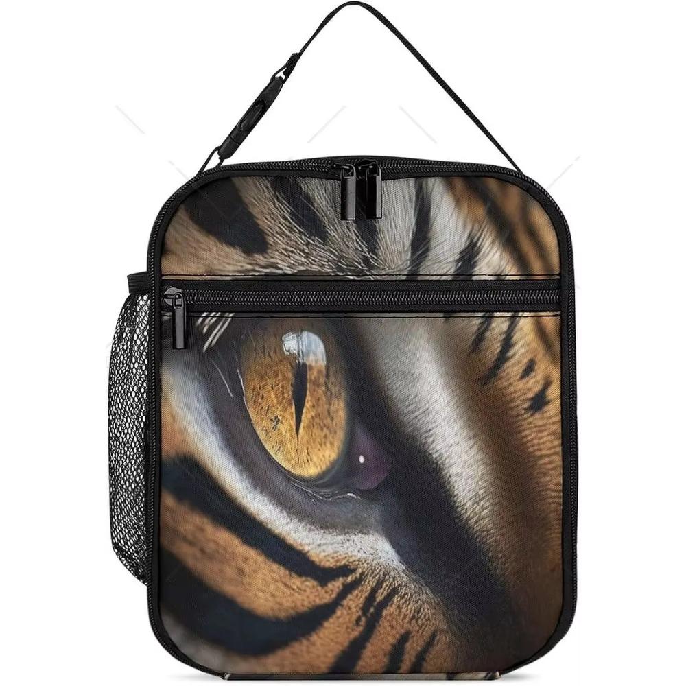 Animal Lion Cooler Insulated Lunch Bag for Women Men Adults Portable Reusable Laige Capacity Cool Bag Lunch Box for Work