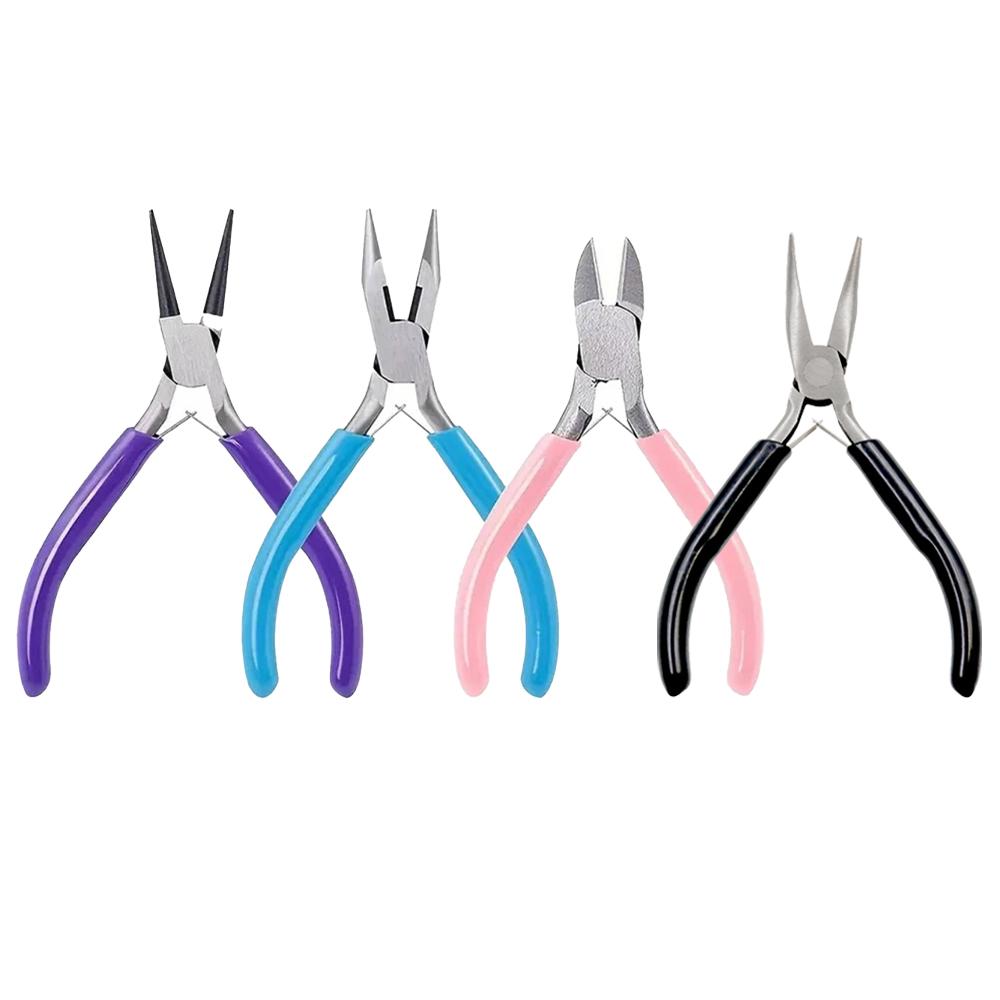 Jewelry Making Plier Needle Nose Chain Nose Round Nose & Wire Cutter for Jewelry Repair Tool