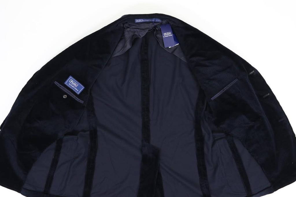 POLO Ralph Lauren Corduroy Sport Regular Size 01010035 Men's Coat/Jacket/Blazer, Length, 40R, Navy, [Used]