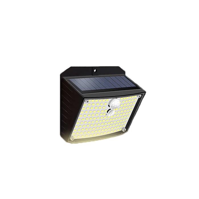 

Солнечный уличный настенный светильник с датчиком движения 158 светодиодов водонепроницаемый 3 режима охранная лампа на солнечной батарее для сада гаража забора 1PC