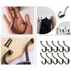10/20Pcs Coat Hooks Bathroom Wall Mounted Dual Coat Rack Bronze Vintage Clothes Hanger Towel Kitchen Key Hook