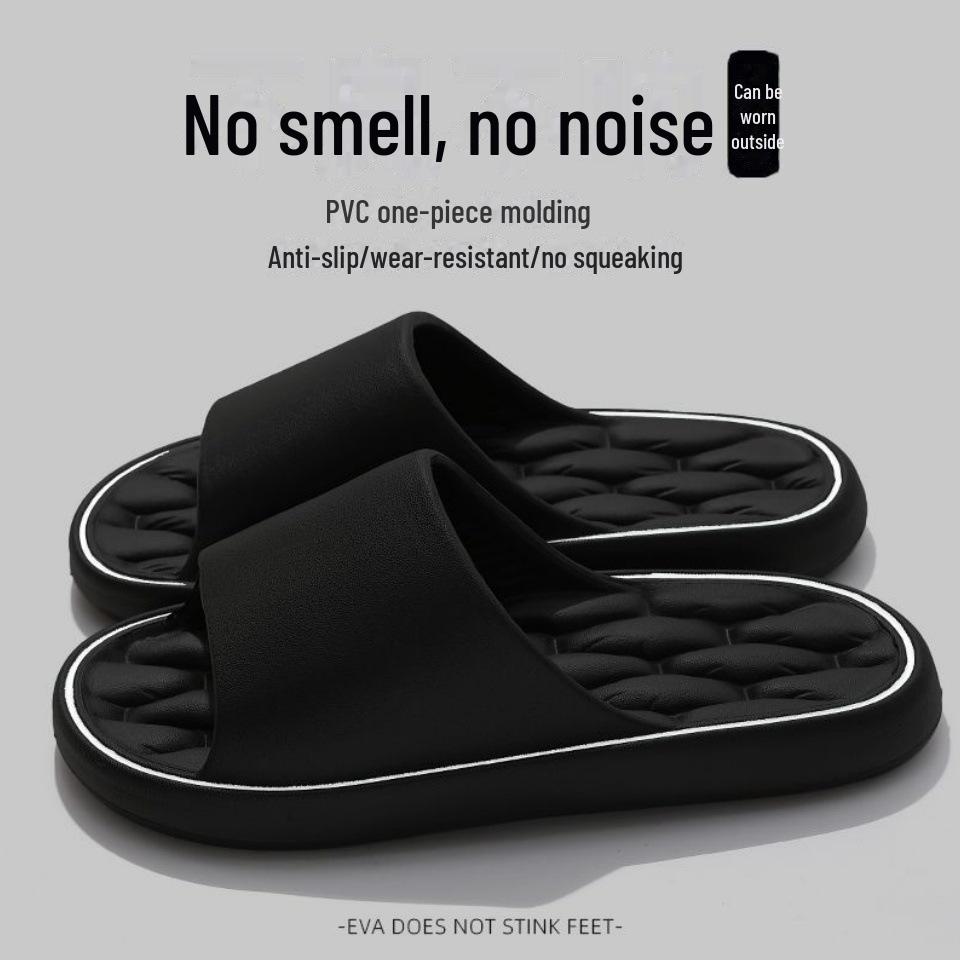 Papuci de casă pentru bărbați, stil coreean, cu talpă groasă: Papuci de casă la modă, versatili, confortabili, antiderapanți, casual, pentru vară.