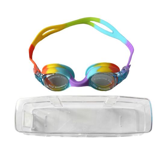 

Kids Swim Goggles with Eyelashes Waterproof No Leakage Anti-Fog UV Protection Clear Lens Boys Girls Silicone Swimming Goggles with Lashes