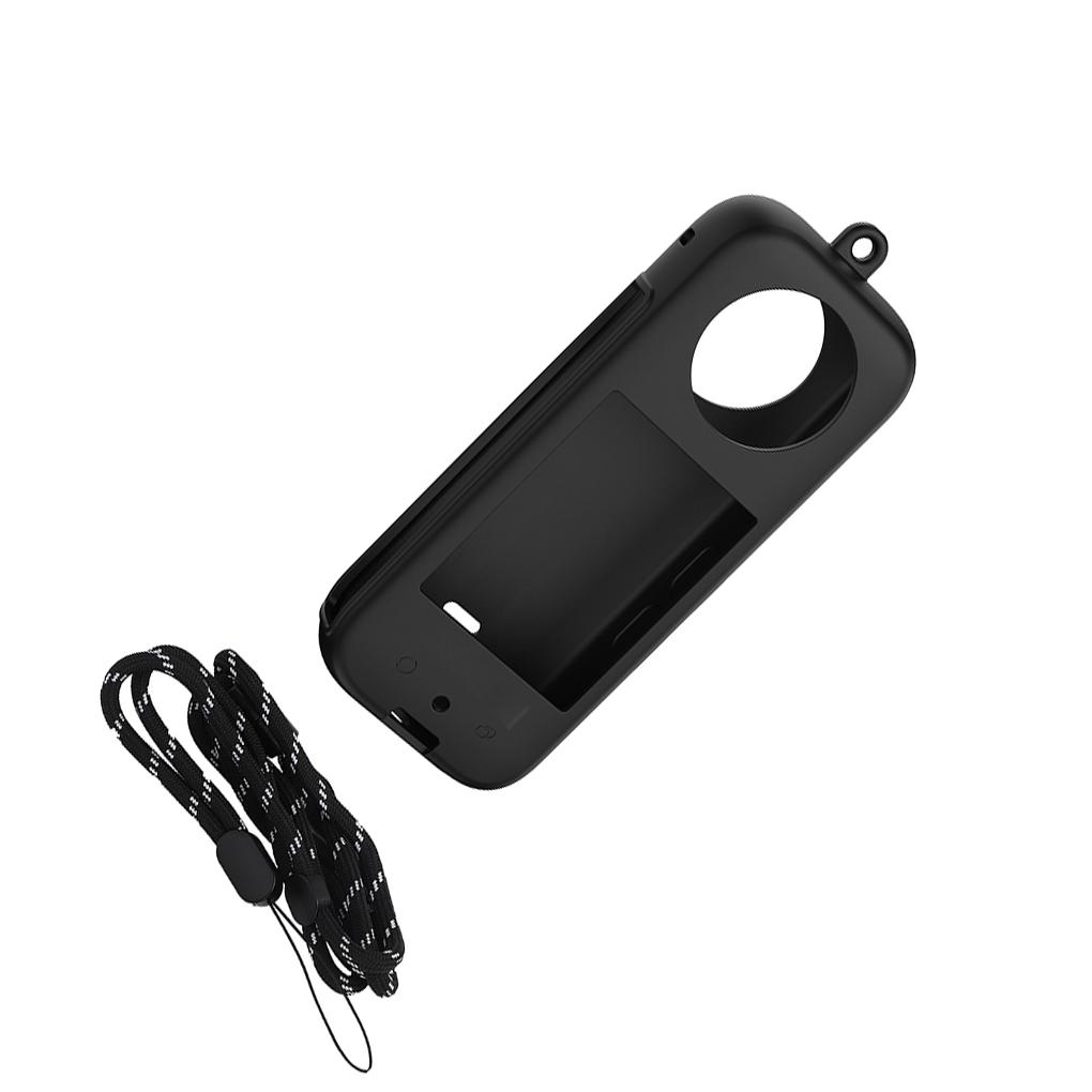 Case Silicone Panoramic Camera Cases Simple Soft Skin Friendly Sleeve No Scratch Fingerprint Proof for X3