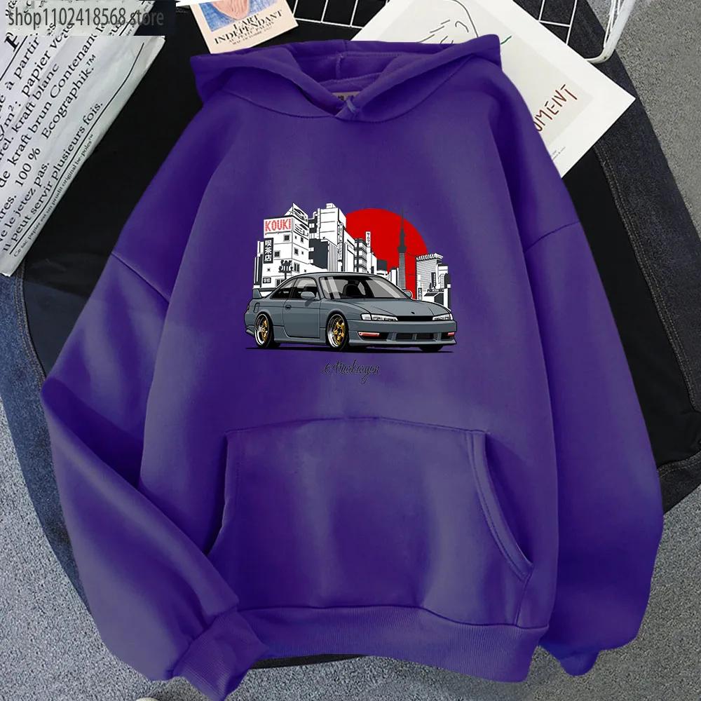 

Аниме Initial D JDM Автомобильные Худи Гоночный Автомобиль Mazda RX7 Толстовки Топы Худи Уличная одежда Японское Аниме 3XL