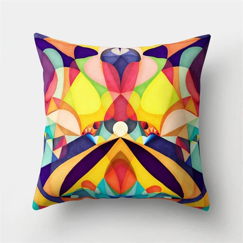 Geometric Abstract Pattern Decorative Pillowcase Living Room Office Decoration Home Pillowcase