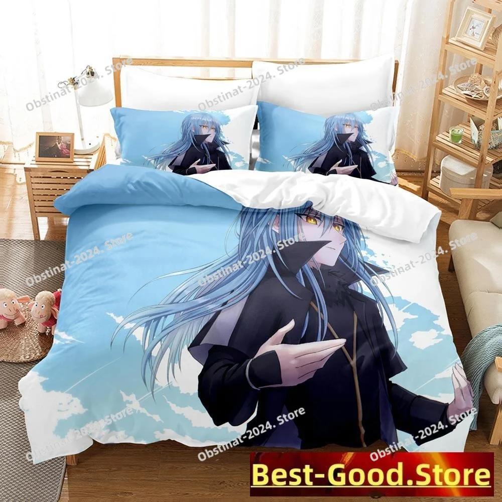 time i got reincarnated as a slime Bedding Set Duvet Cover Full Queen King Size Pillowcase Bed Print Bed Set Aldult Kid Bedroom