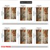 2pcs 2D flat printing Christmas Party Curtains Autumn Thanksgiving Festival Autumn Durable polyester fiber Party Decorations Use