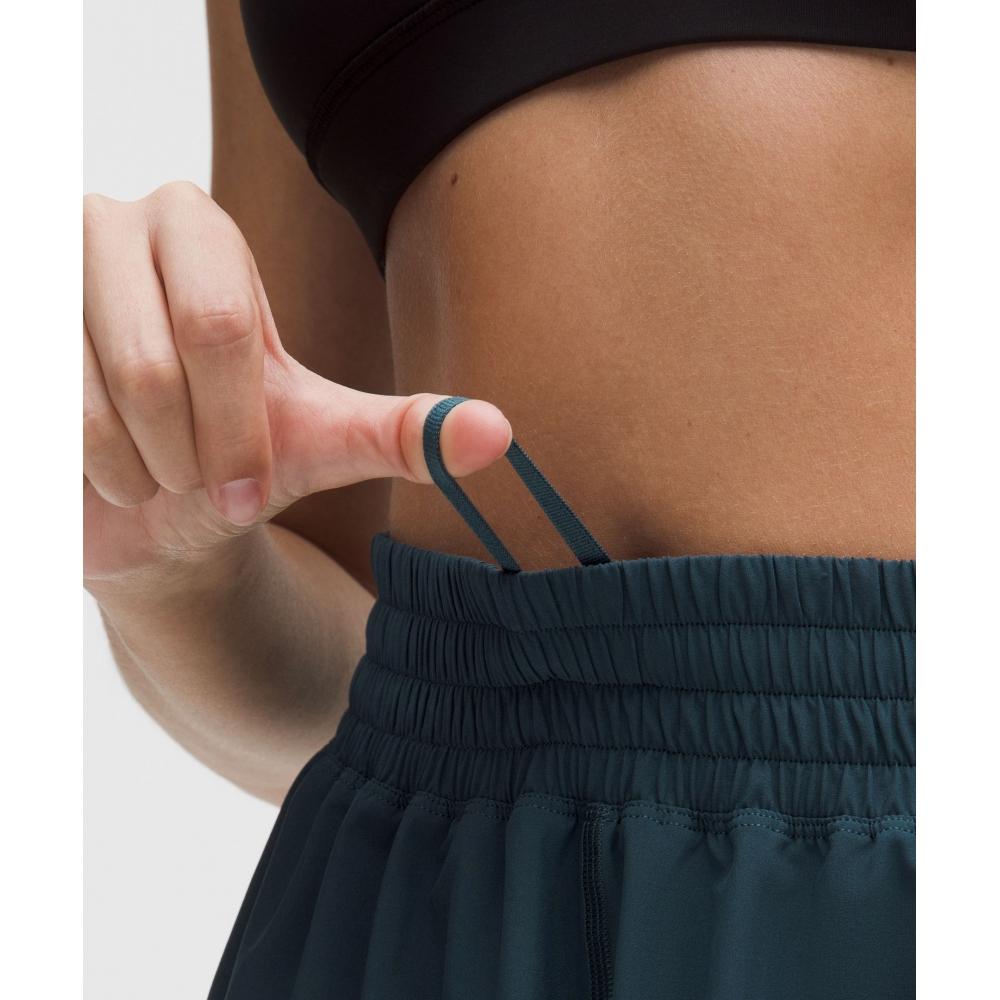 Lululemon Shake It Out High Rise Running Short 2.5  Indochine Blue