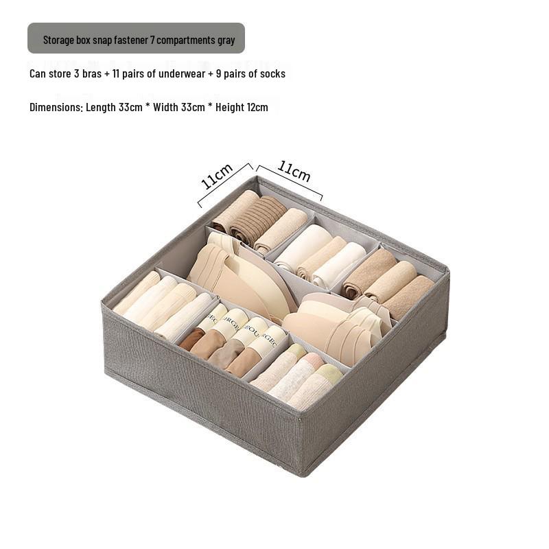 Schubladen-Stil Stoff Unterwäsche Organizer: Aufbewahrungsbox für Socken und Slips für den Kleiderschrank