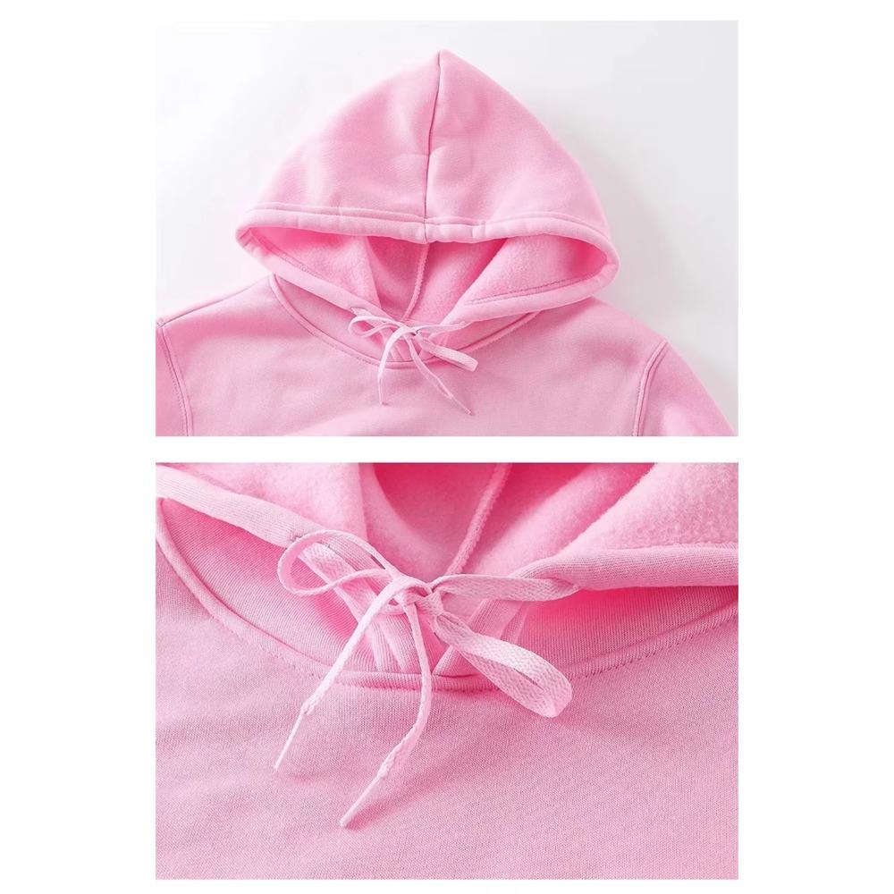 Kreativer und cooler Lippenabdruck-Muster Aufgedruckter Damen-Hoodie Neuer Herbst und Winter Minimalistischer Stil Stilvolles Oberteil 2000er Y2k Kleidung