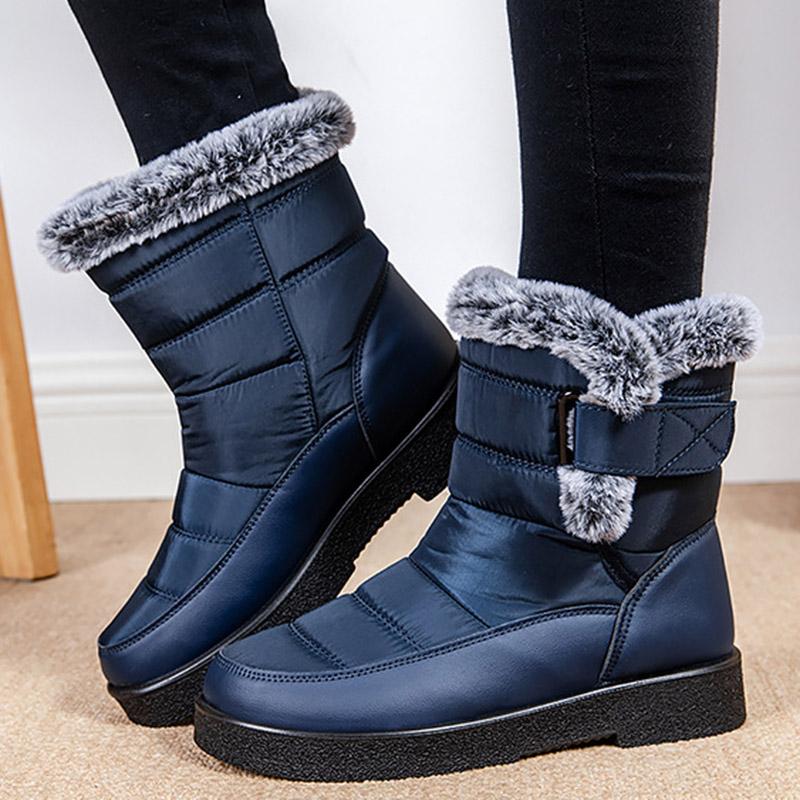 Women Boots Snow Plush Women's Boots Platform Women Shoes Soft Keep Warm Ladies Shoes New Winter Shoes Women Botas Mujer