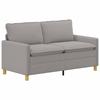 Sofa Light Grey 156 X 81 X 87.5 Cm Fabric