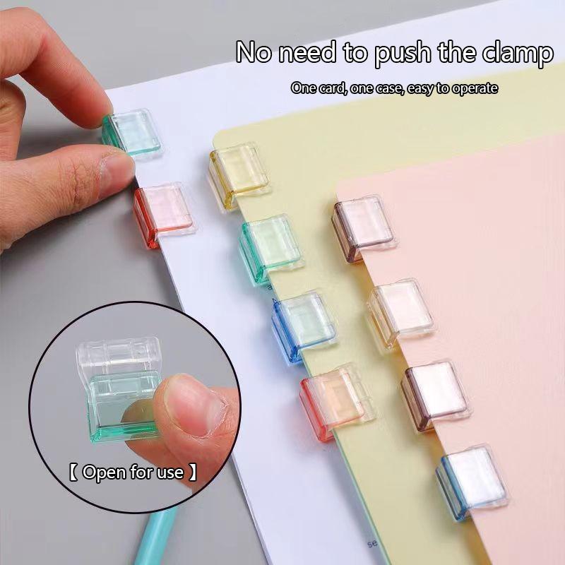 Reliable Clear Binder Clips – Ideal for Bookmarking and Document Organization