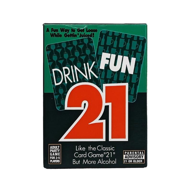 Drink Fun 21 Couple Card Game With Playing Cards For Romantic Parties And Family Gatherings