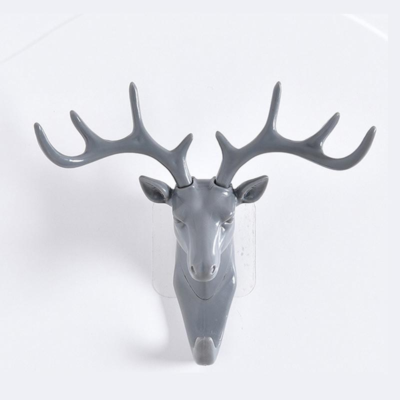 Wall Mounted Hooks Animal Head Rack Coat Caps Wall Hanger Horse Giraffe Elk Hooks Decor Accessories Personalized Hangers