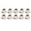 10 Pcs Lock Tire Nut Corrosion Resistant RC Model Car M5 Flange Nut Lock Tire Nut