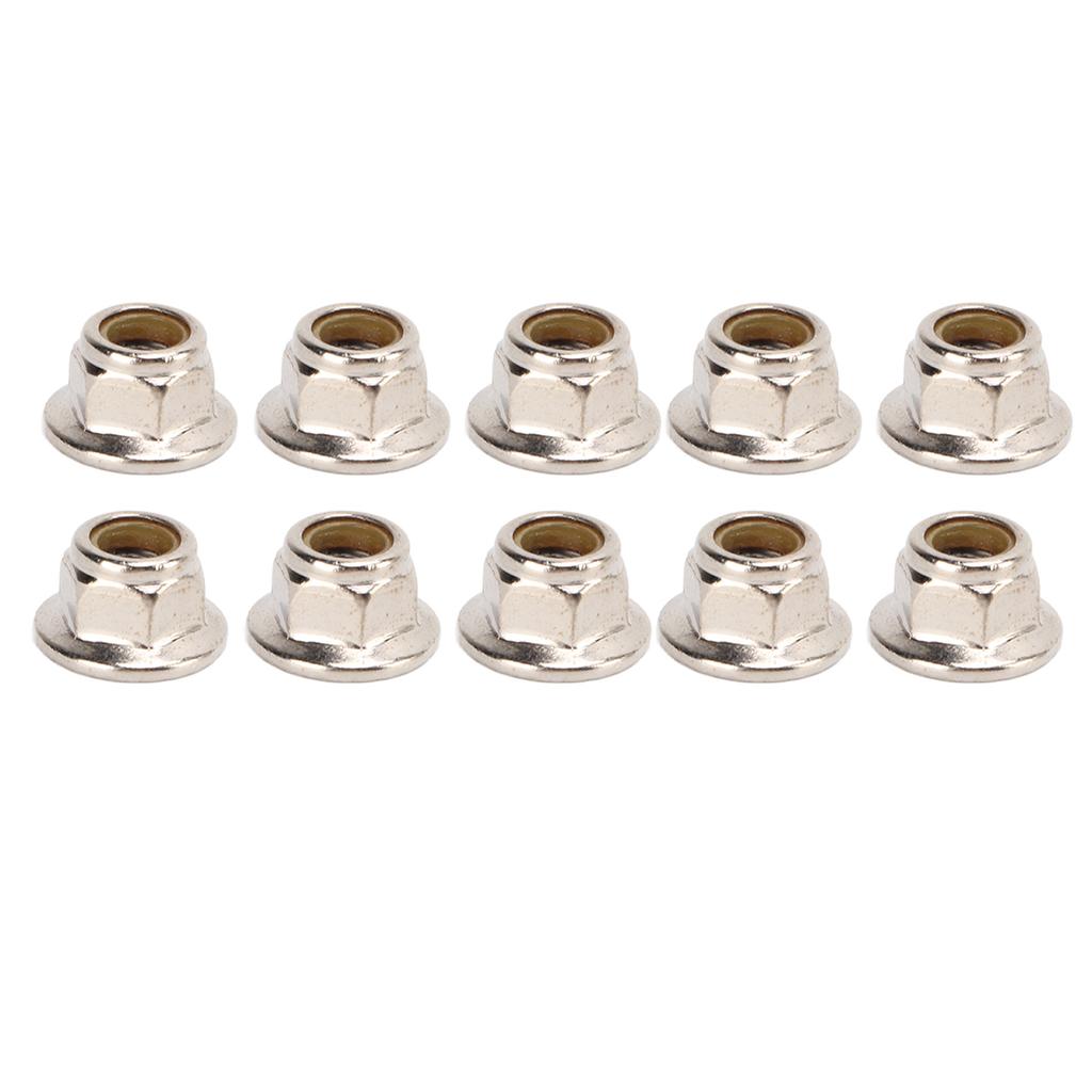 10 Pcs Lock Tire Nut Corrosion Resistant RC Model Car M5 Flange Nut Lock Tire Nut