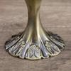 Antique Metal Vases With Engraved Pattern Narrow Neck Flower Container For Living Space Centerpieces Wedding Decoration