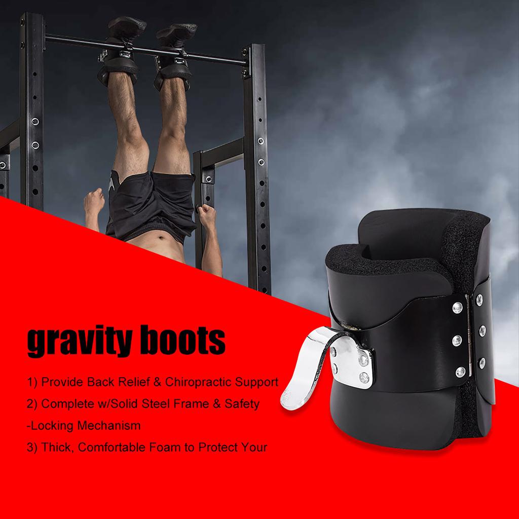 Solid Steel Frame Fitness Strength Training Gravity Inversion Boots Fitness Building Equipment