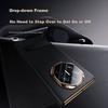 360° Rotating Stand Supports Wireless Fast Charging Classic Leather Flip Case for Huawei Mate X5 Phone, Window View Magnetic Ultra-Thin