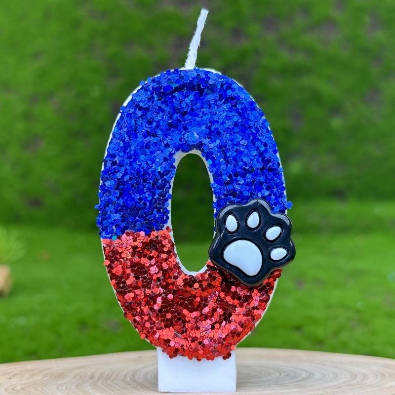 

Cat Paw Dog Paw Bear Paw Digital Birthday Candle Cake First Birthday Candle 0