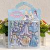 2 Sheets/Bag Decorative Princess Dress Up Sticker Kawaii 3D Puffy Stickers  Kids Prizes