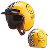 3/4 Open Face Motorcycle Helmets Retro Vintage Moped Helmet for Men Women Scooter ATV Cruiser Bobber Jet Helmet DOT Approved