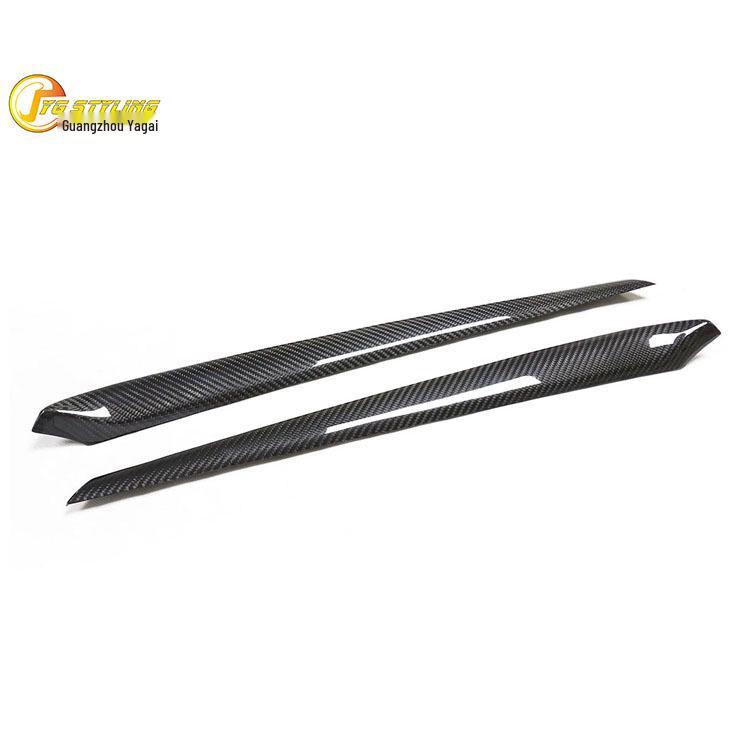 Tesla Model Y Dry Carbon Interior Door Trim Sticker Set