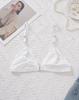 Large size underwear French thin lace edge bra suspender sexy front buckle seamless chest wrap