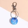 Shopping Trolley Tokens Key Ring With Carabiner Hook Mini Metal Supermarket Cart Remover Coin Label Keychain For Unisex