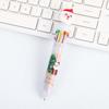 Snowman Santa Claus Office School Handwriting Oil Pen Stationery Xmas Ball Pen Christmas Ballpoint