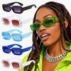 Fashion Hip-Hop Small Square Sunglasses Vintage UV400 Sun Glasses Candy Color Cool Traveling Eyeglasses Women Men