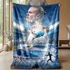 Erling Haaland Soft Flannel Fleece Blanket Lightweight Cozy Warm Throw Blanket For Sofa Bed Home Decor