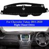 Dashboard Cover Mat For Chevrolet Tahoe 2015-2020 Car Dash Board Sunshade Anti-UV Carpet Protective Pad Mat Interior Accessories