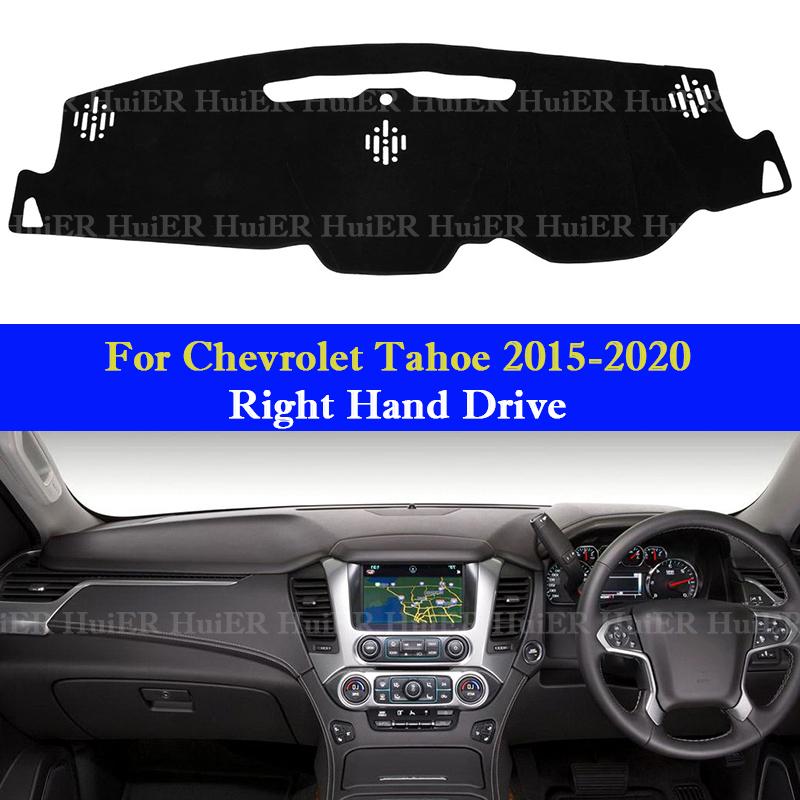 Dashboard Cover Mat For Chevrolet Tahoe 2015-2020 Car Dash Board Sunshade Anti-UV Carpet Protective Pad Mat Interior Accessories