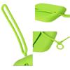 Pure Color Simple Coin Purse With Lanyard Key Case Fashion Students Bus Card Cover  Students