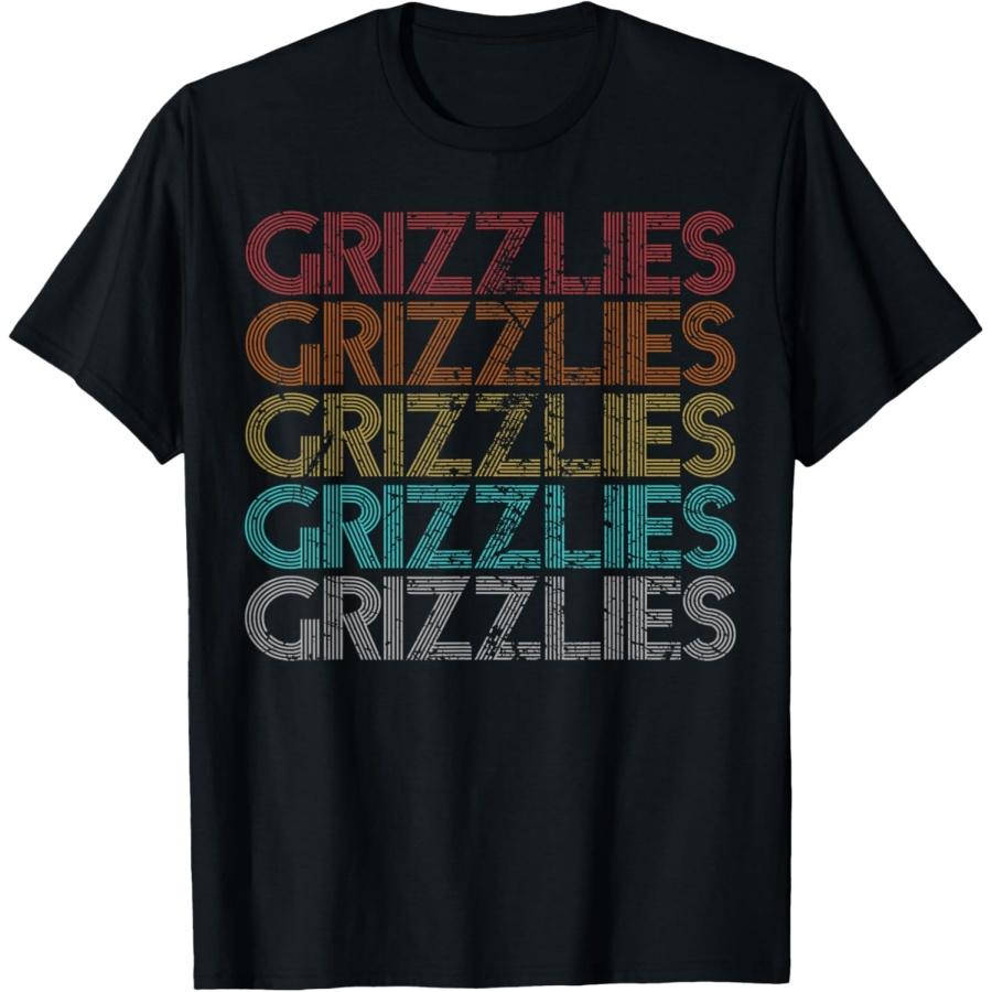 Ретро Винтаж Футболка Grizzlies S