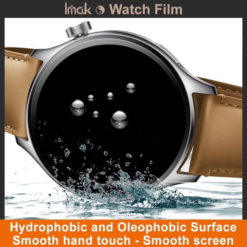 IMAK Uhrenschutzfolie für Honor Watch 6 Plus HD Klar Kratzfestes Gehärtetes Glas