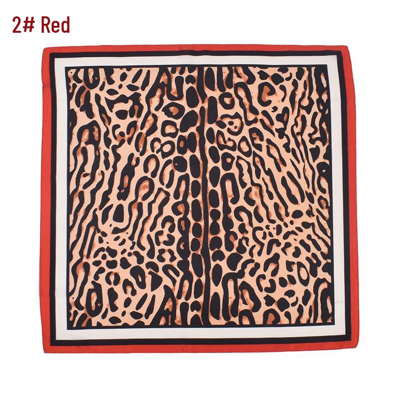 High-End Retro Korean-Style Silk Square Scarf: Versatile Fashion Accessory for Women