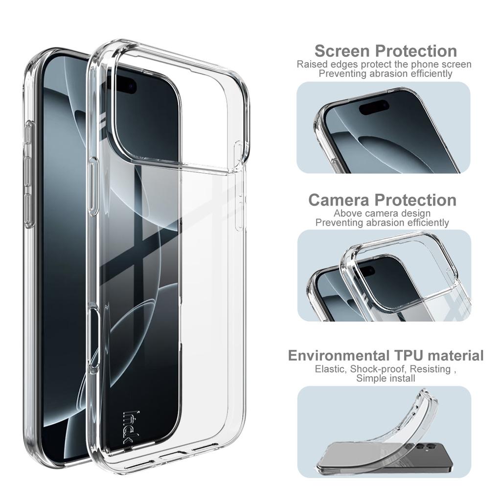 For iPhone 17 Air Pro Max Phone Case IMAK Soft Slim Case UX-10 Series