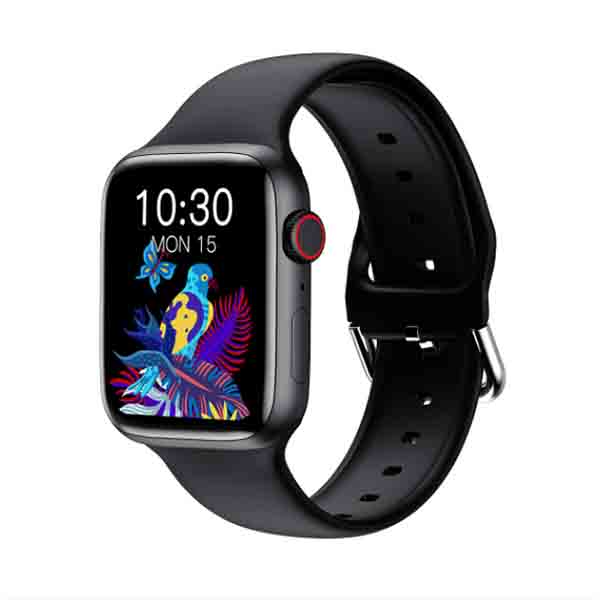 

Smart Watch Wireless Charging Smartwatch Bluetooth Calls Watches Men Women Fitness Bracelet Custom Watch Face чёрный