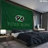 Hannover 96 Custom Name Wall Tapestry Aesthetic Wall Hanging Printed Fabric Blanket Decorative Tapestries for Bedroom Living Room Home Decor