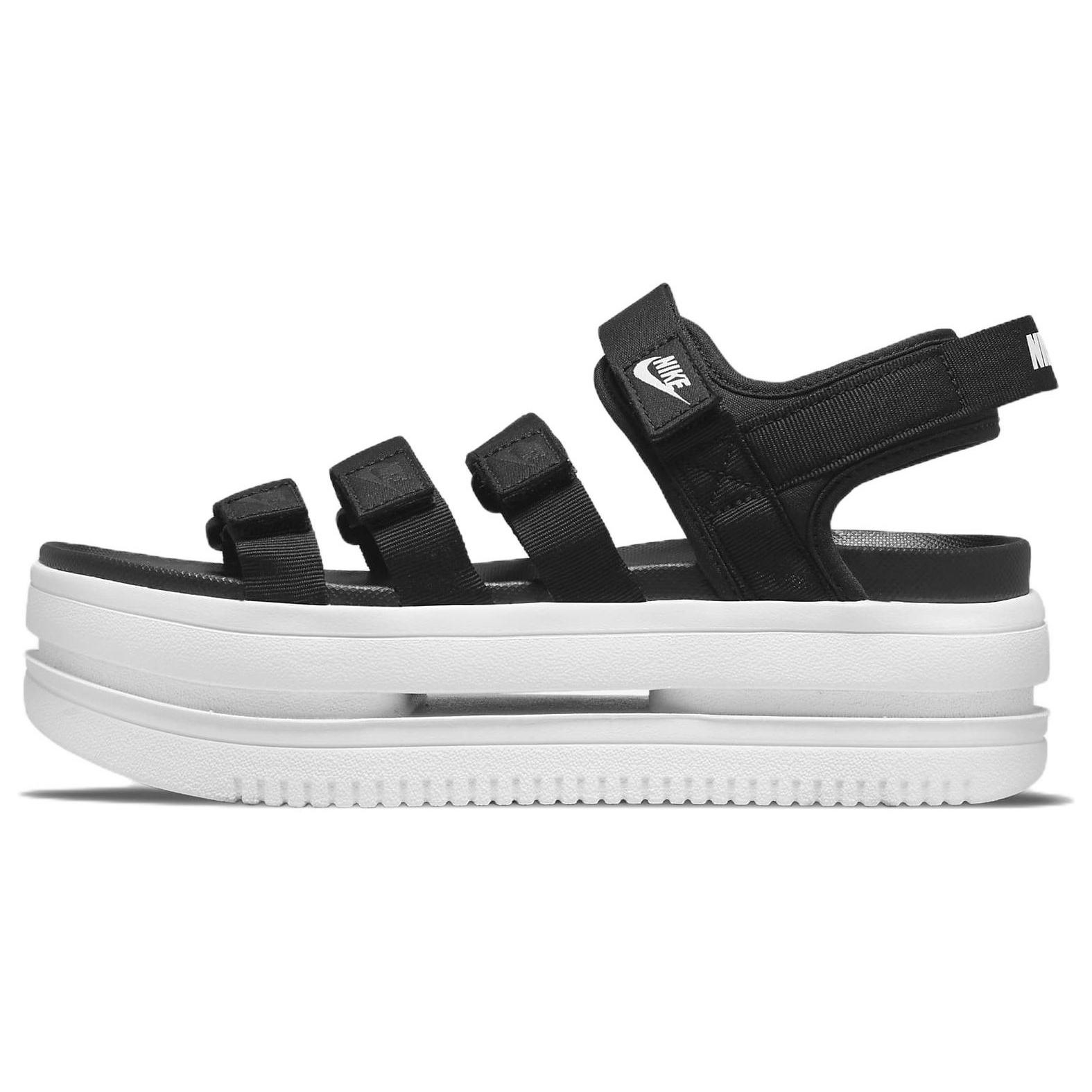 (WMNS) Nike Icon Classic Sandal Black White Women s DH0223-001 EU 42