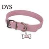 Bequeme Kurze Halskette Damen Choker Knochen Anhänger Mehrere Löcher Verstellbare Länge Metallschnalle Kunstleder Faux