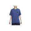Nike T Shirts Unisex Blue Crew Neck Moderate Straight Fit FZ7621-486